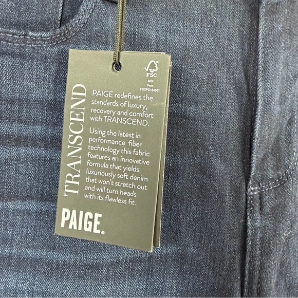 PAIGE Manhattan Jeans Mid Rise Slim Boot in Color Kolbie Size 29 NWT - Picture 6 of 7